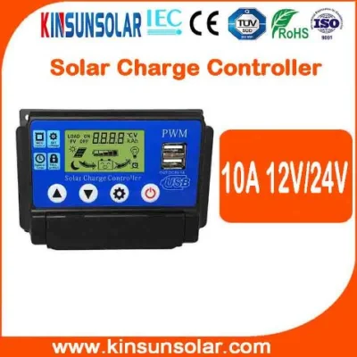 Controlador de carga solar 12V 10A/ 20A USB PWM