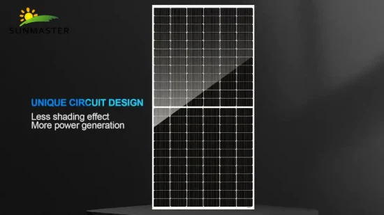 Venta al por mayor todo el costo negro 100W 275W 365W 9bb 300W 200W 150W 400 Watt PV Half Cell Panel solar de vidrio doble